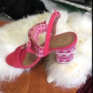 Pink Crotchet Heel